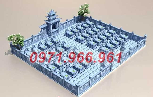bán kiên giang - mẫu lắp đặt khuân viên lăng mộ đá tự nhiên đẹp 346