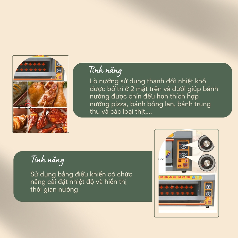 Lò nướng salamander 6 họng dùng điện