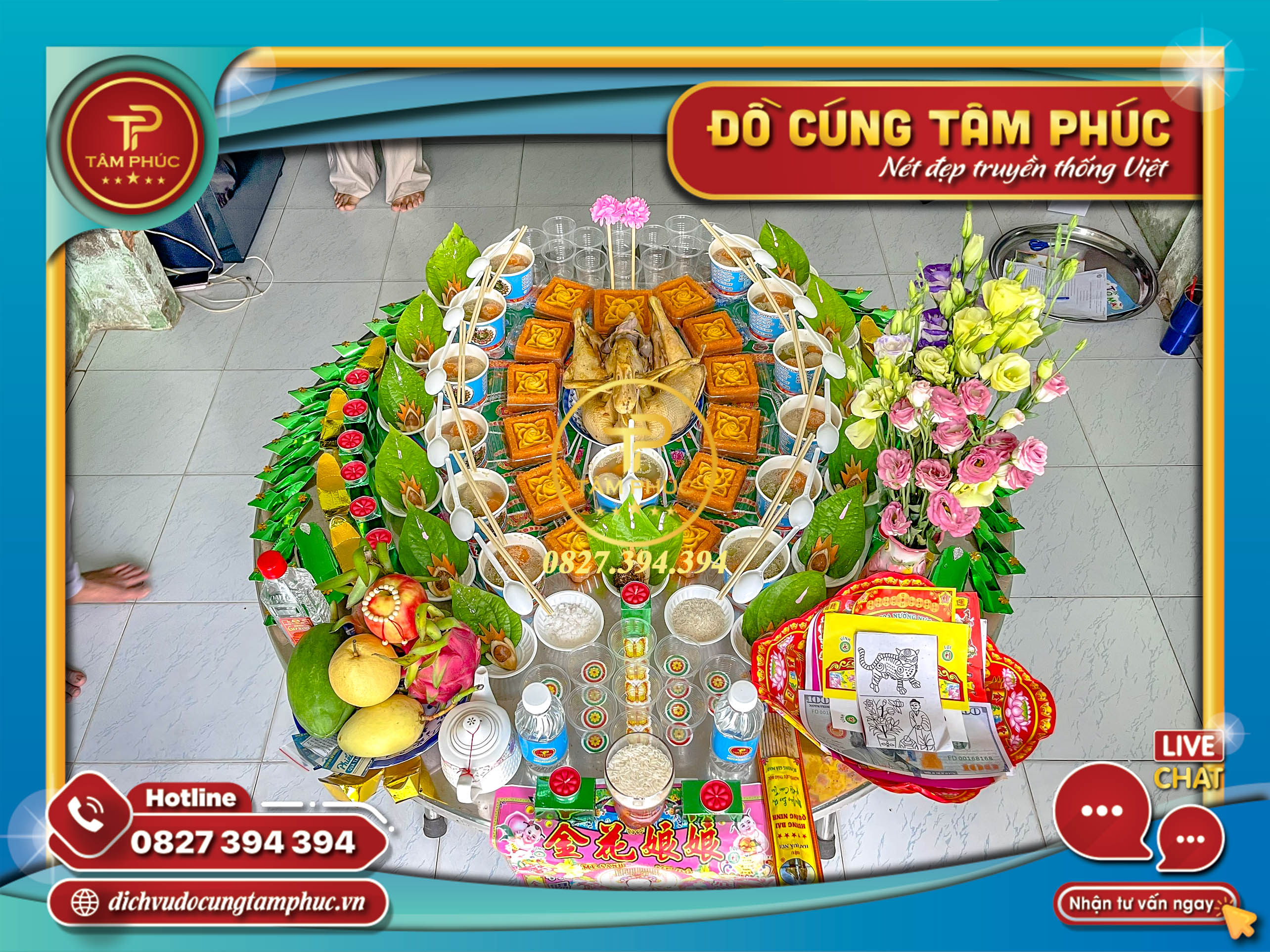 Mâm cúng Căn cho các bé 3, 6, 9, 12 tuổi trọn gói