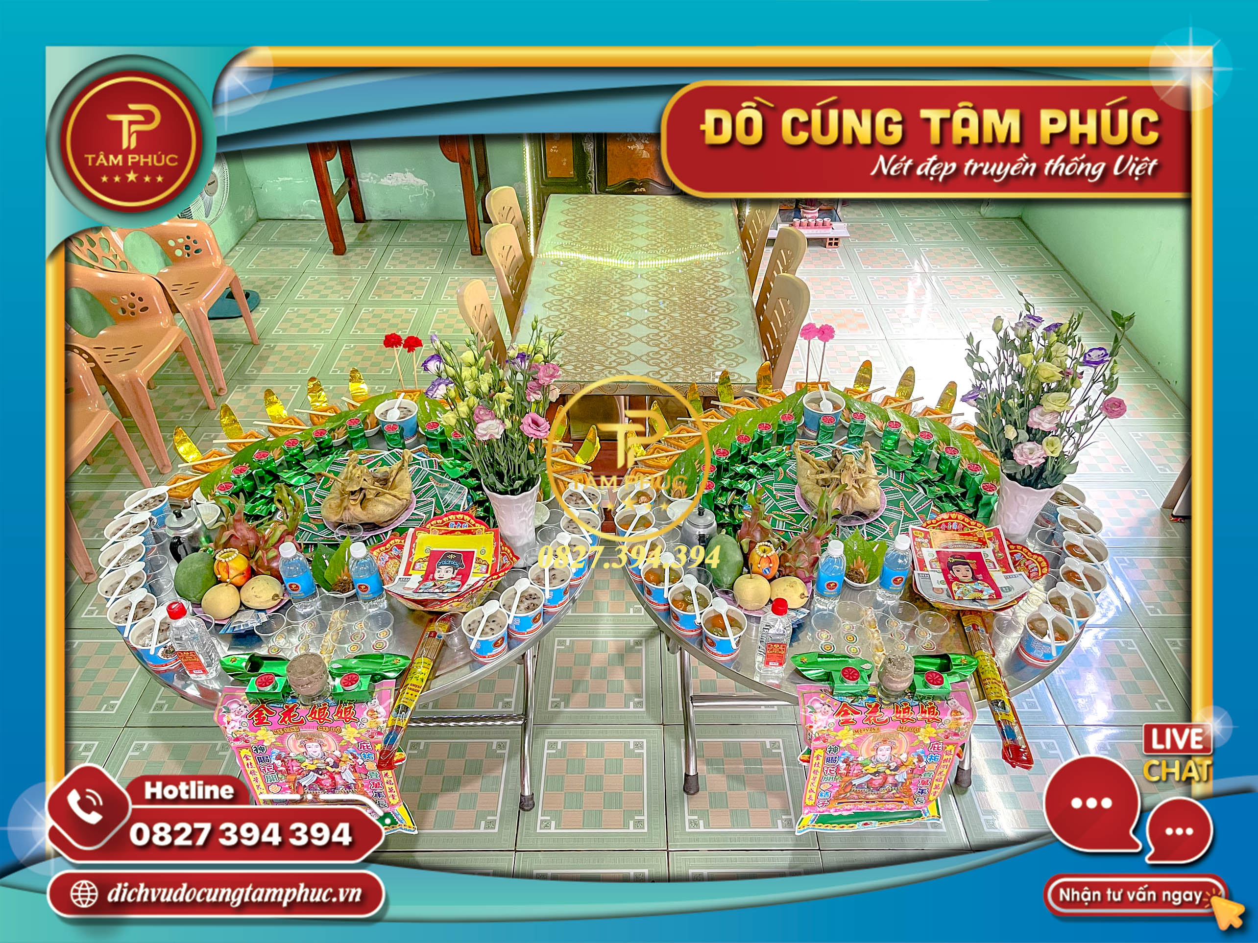 Mâm cúng căn, đầy tháng, thôi nôi, cho các bé yêu trọn gói.