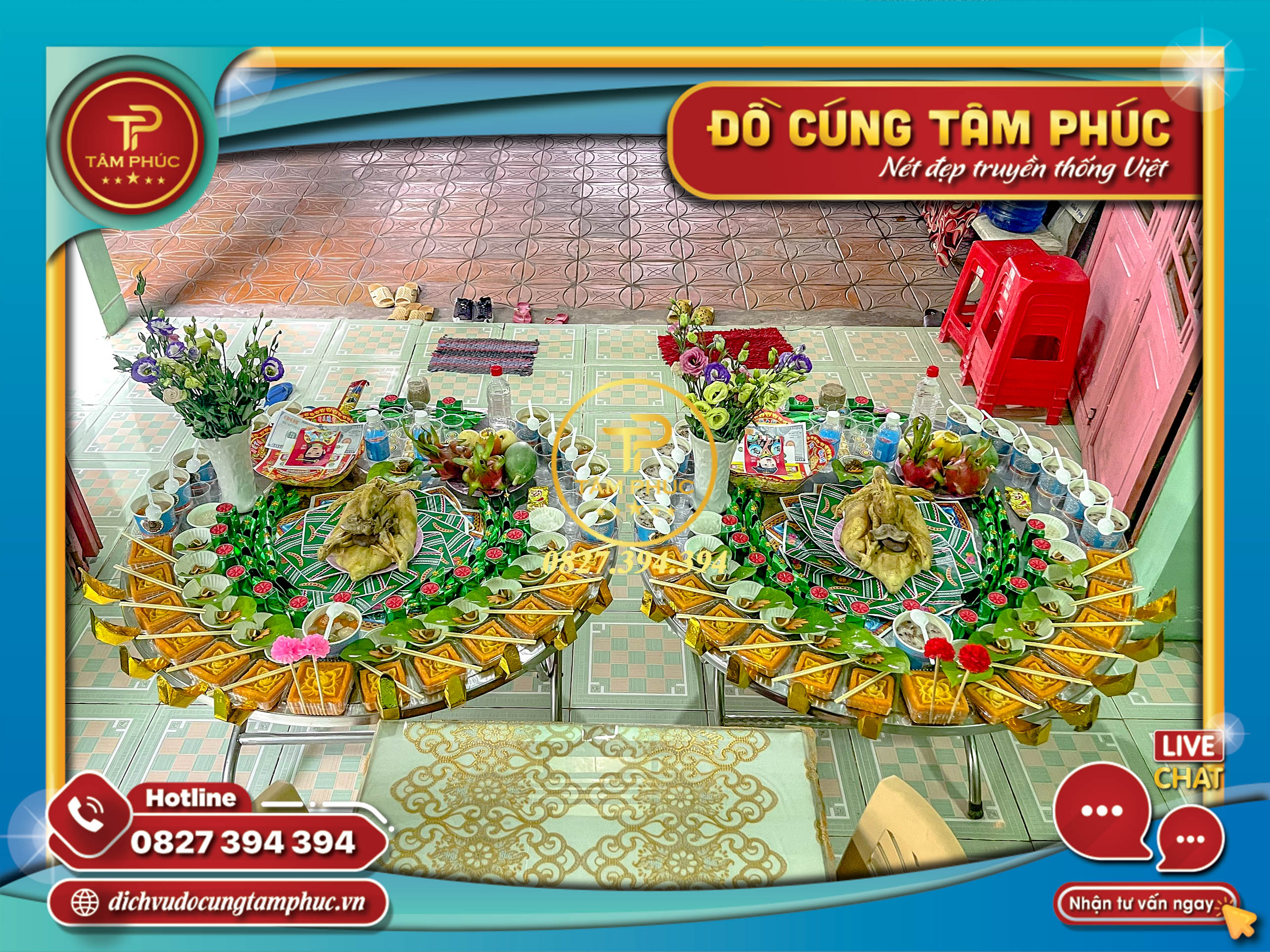 Mâm cúng căn, đầy tháng, thôi nôi, cho các bé yêu trọn gói.