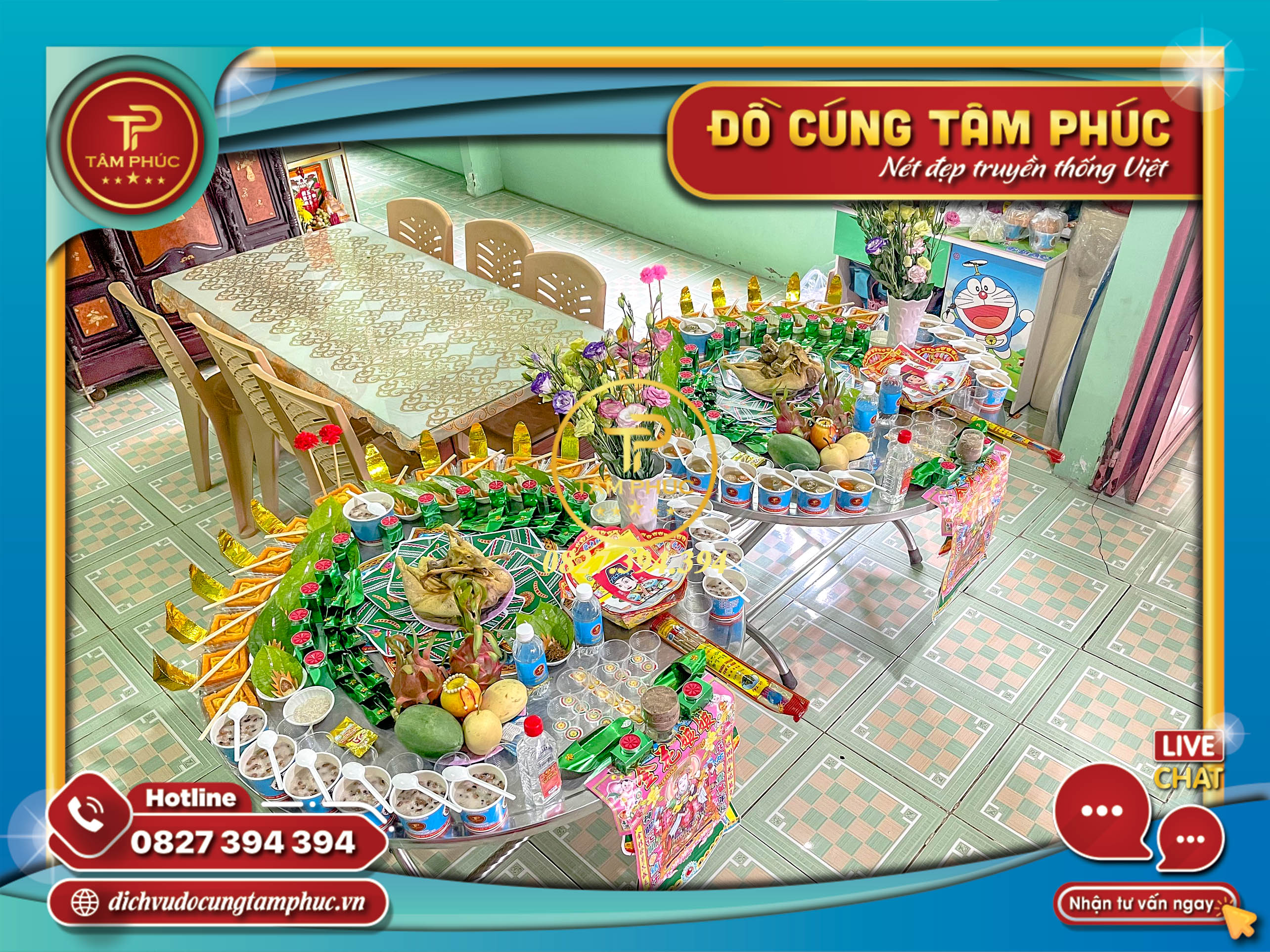 Mâm cúng căn, đầy tháng, thôi nôi, cho các bé yêu trọn gói.