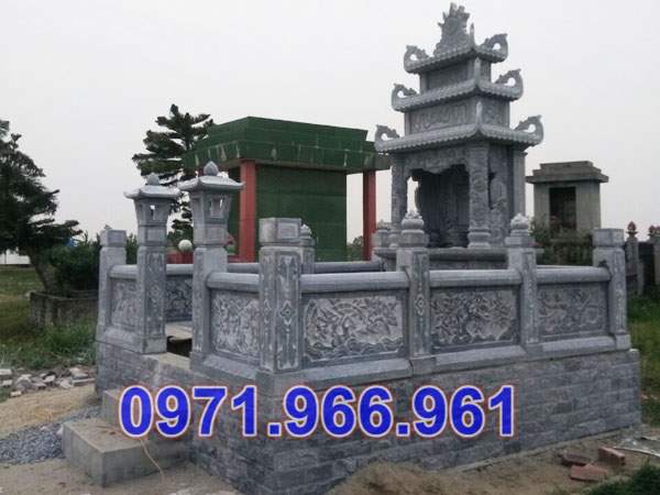 bán kiên giang - mẫu lăng mộ nghĩa trang đá xanh đẹp - 3247