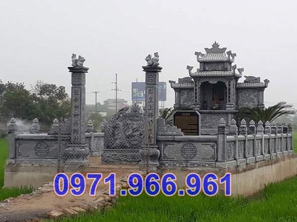 bán kiên giang - mẫu lăng mộ nghĩa trang đá xanh đẹp - 3247