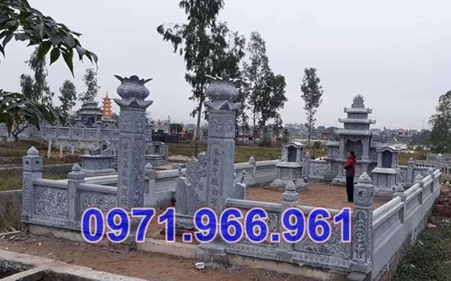 bán kiên giang - mẫu lăng mộ nghĩa trang đá xanh đẹp - 3247