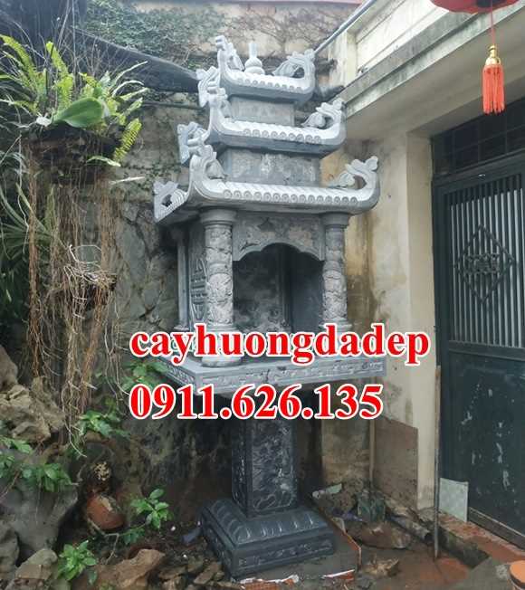 mẫu cây hương thờ bằng đá nguyên khối tự nhiên đẹp bán tại đồng nai