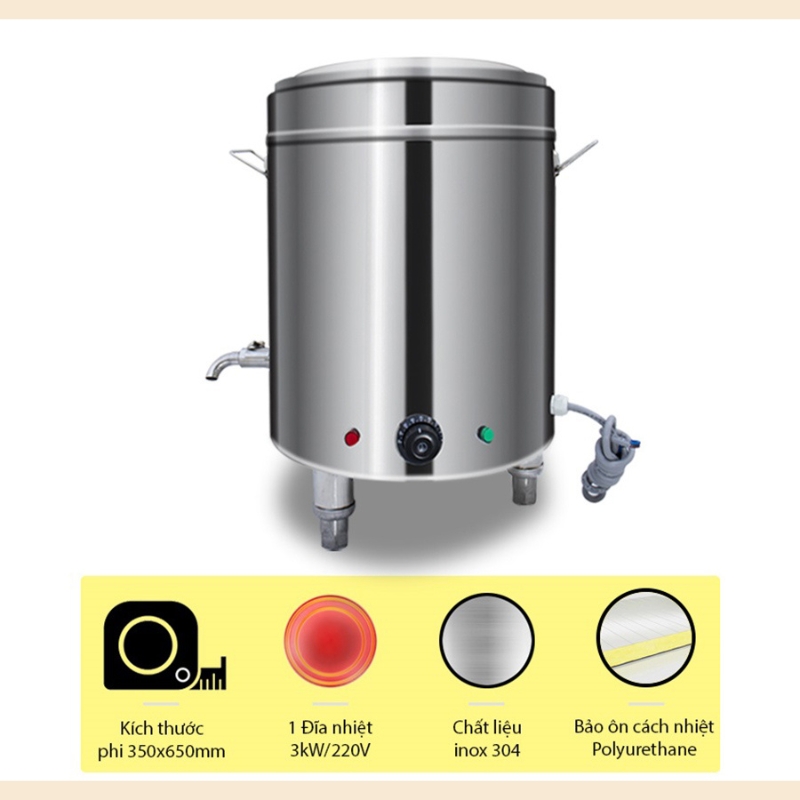 Nồi nấu phở đa năng 50L- thiết bị không thể thiếu trong quán ăn củabạn
