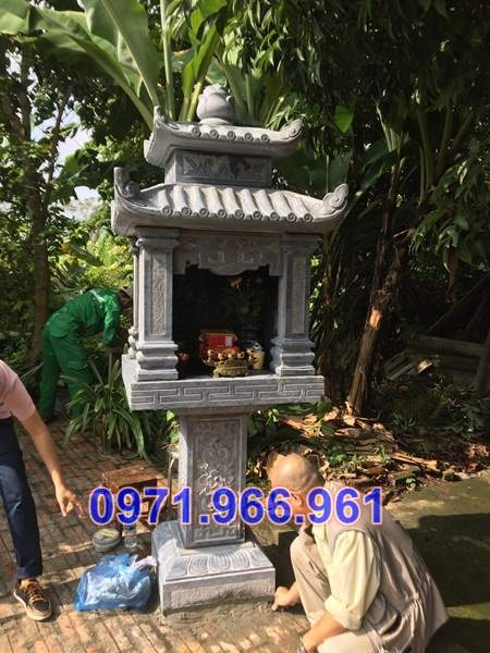 bán nghệ an - lắp đặt toàn quốc mẫu miếu thờ đá xanh đẹp - 802