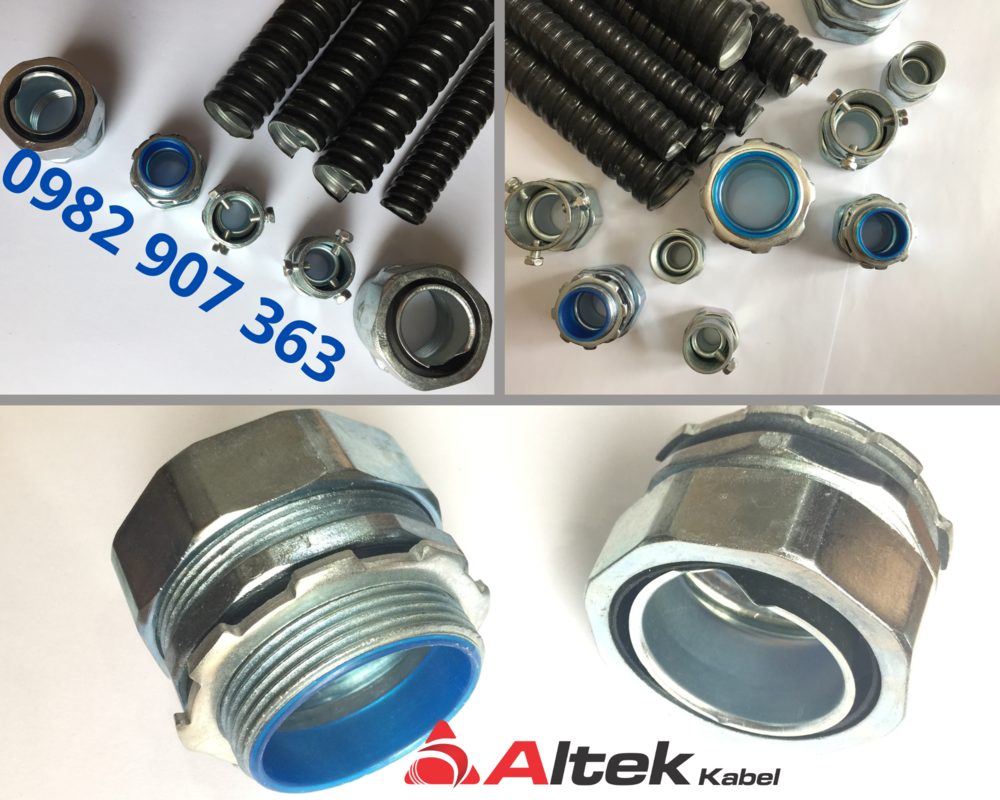 Đầu nối ống ruột gà phi 2 icnh Altek Kabel