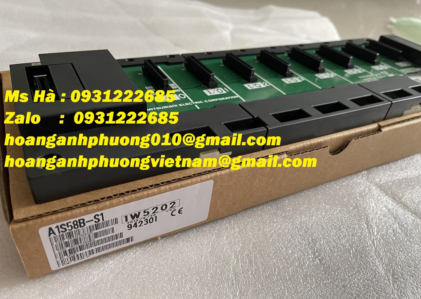 Đế cắm hãng mitsubishi giá cạnh tranh - A1S58B-S1 - melsec A