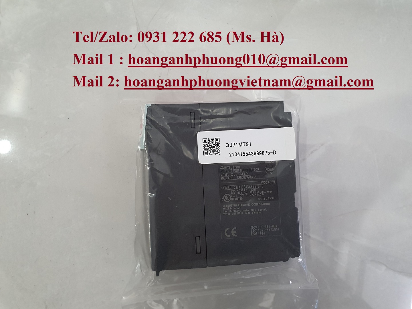 GIÁ ƯU ĐÃI  dòng mô đun mitsubishi  QJ71MT91  giao hàng nhanh chóng
