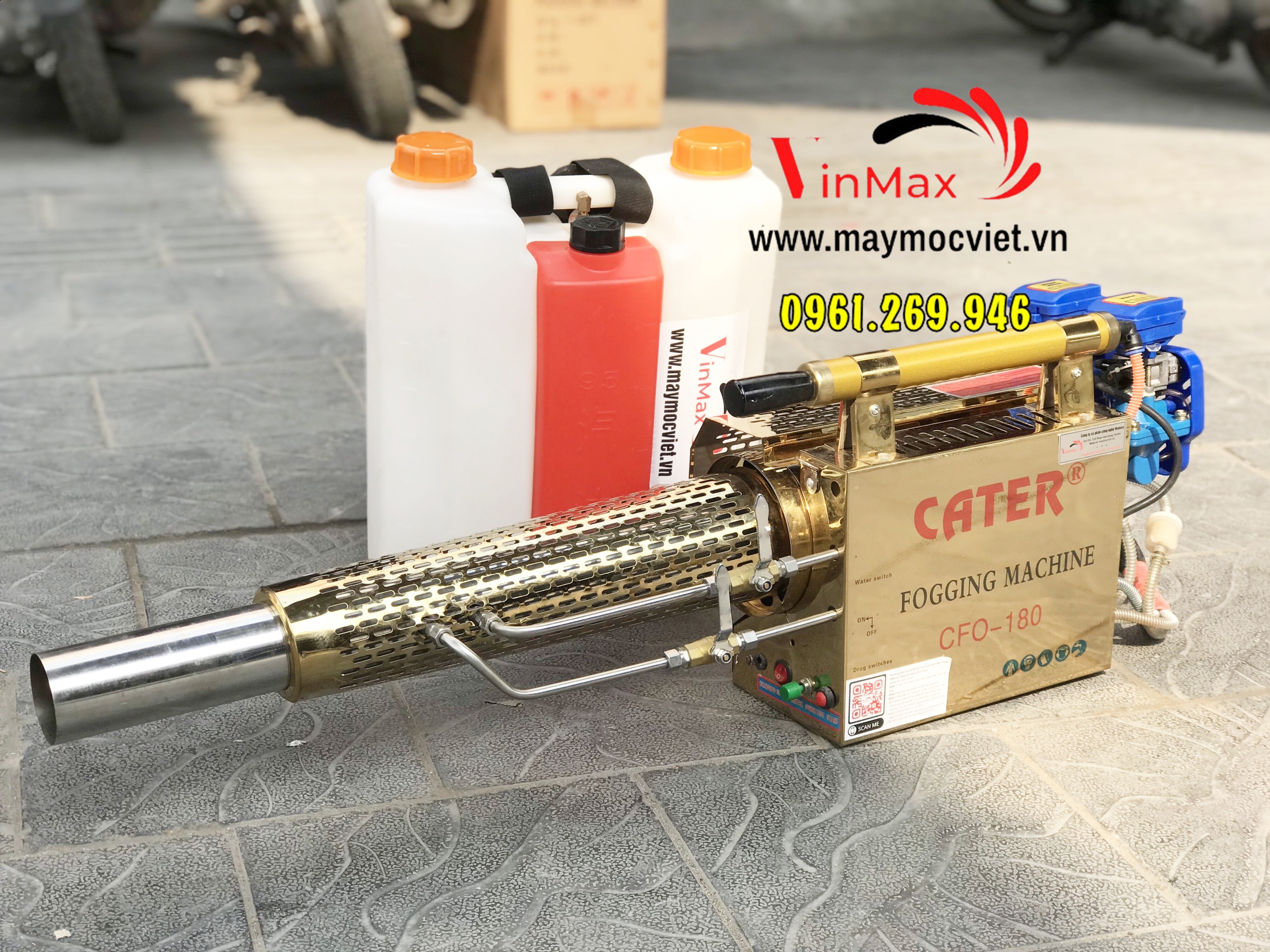 Máy phun khói Cater CF-180 phun khử trùng khử khuẩn
