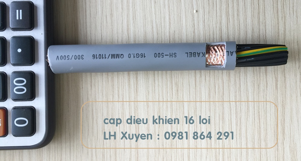 Cáp điều khiển, cáp tín hiệu 16x0.5,16x0.75,16x1.0,16x1.5mm2 Altek
