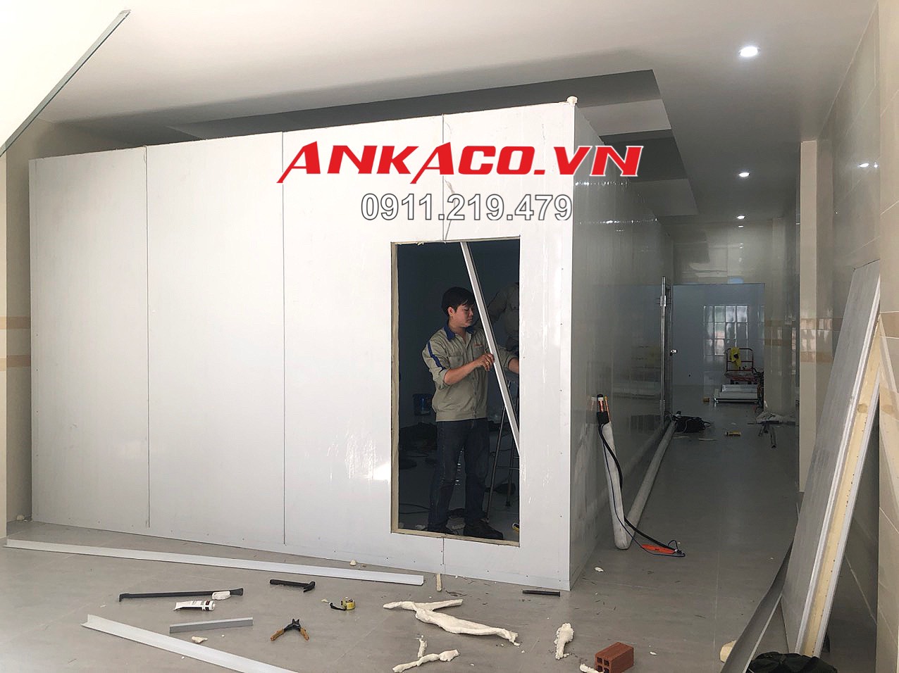 thi công sữa chữa kho lạnh bảo quản hoa tươi giá tốt