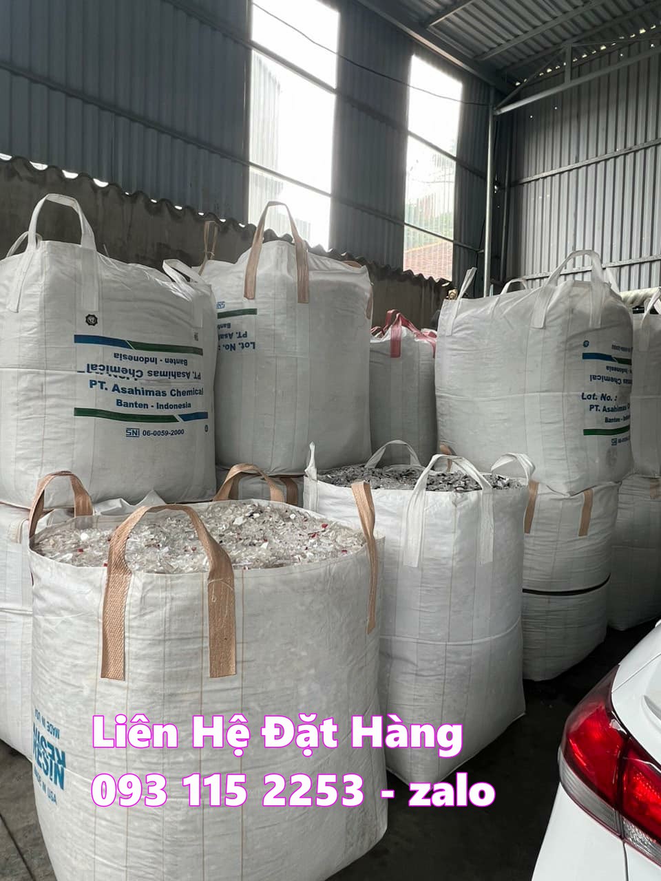 Cung cấp bao jumbo 1 tấn số lượng lớn đựng hàng hóa trữ kho, xuất khau