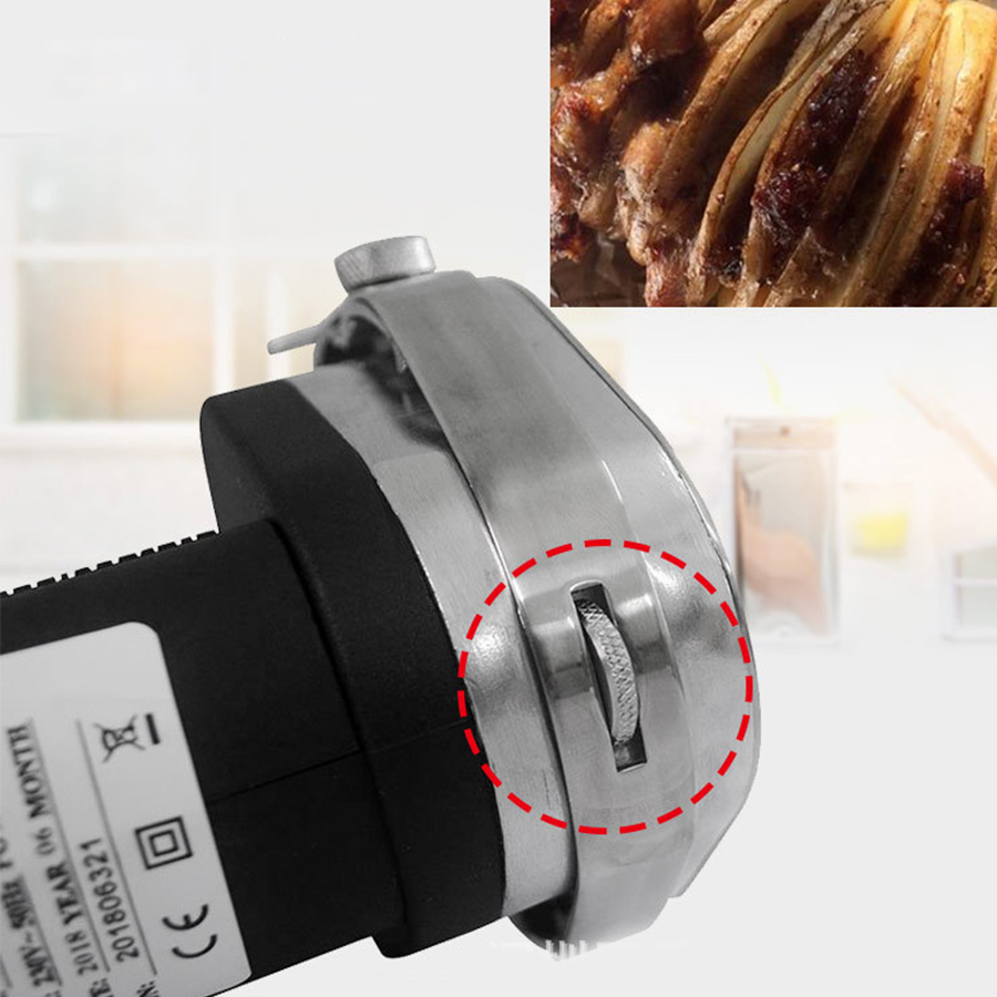 Máy cắt thịt doner không dây - ẩm thực kết hợp công nghệ