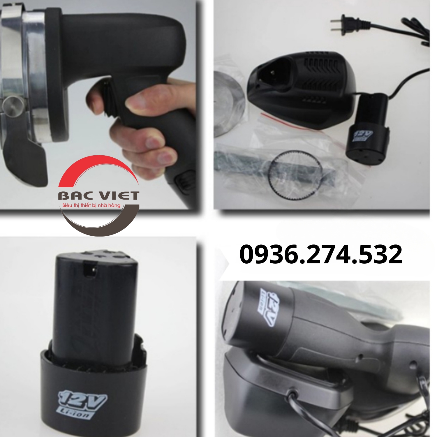 Máy cắt thịt doner không dây - ẩm thực kết hợp công nghệ