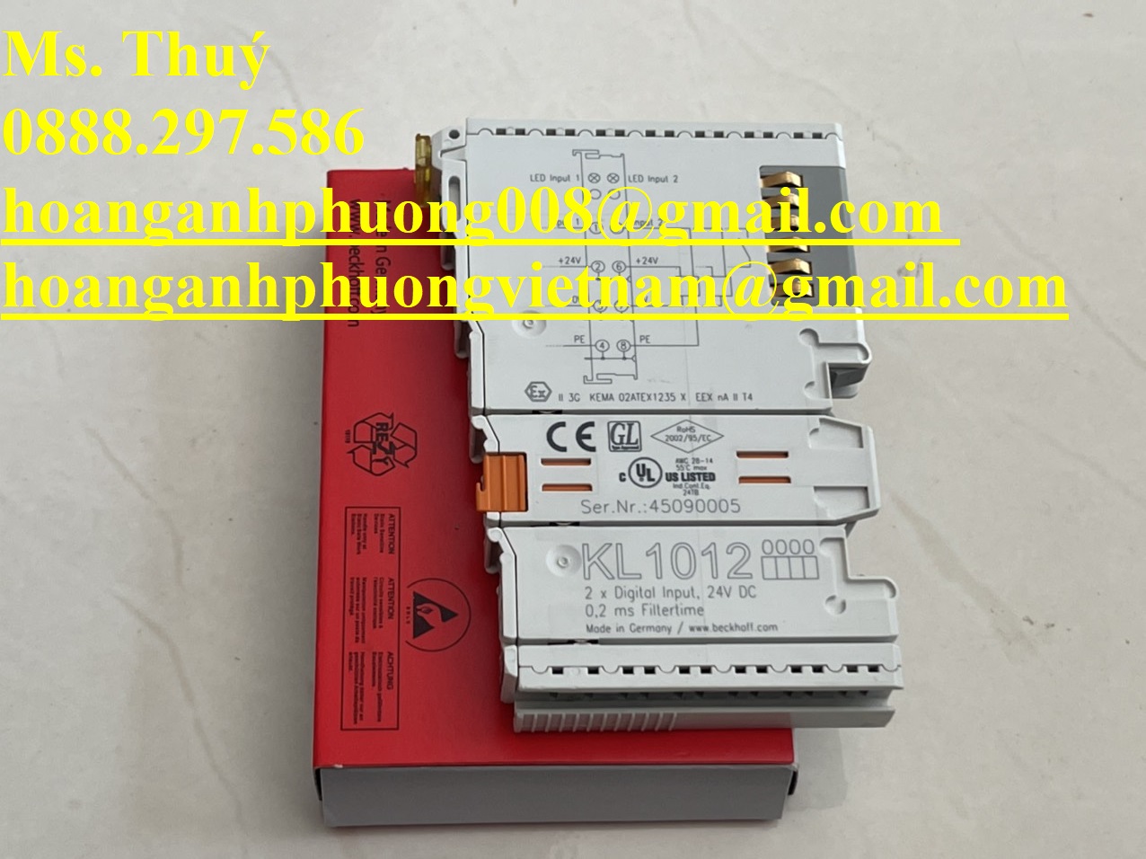 Mới 100% - Mô đun Beckhoff KL1012 - BH 12 tháng chính hãng
