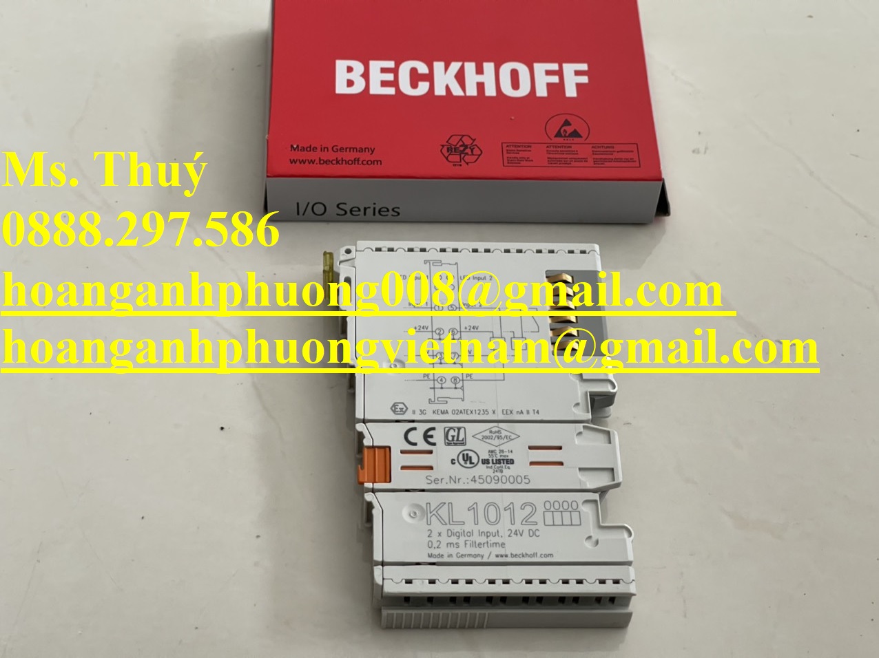 Mới 100% - Mô đun Beckhoff KL1012 - BH 12 tháng chính hãng