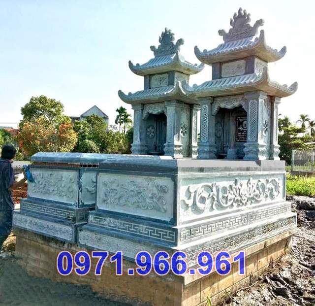 bán tuyên quang - lắp đặt toàn quốc - mẫu mộ ông bà bố mẹ đá đẹp - 87