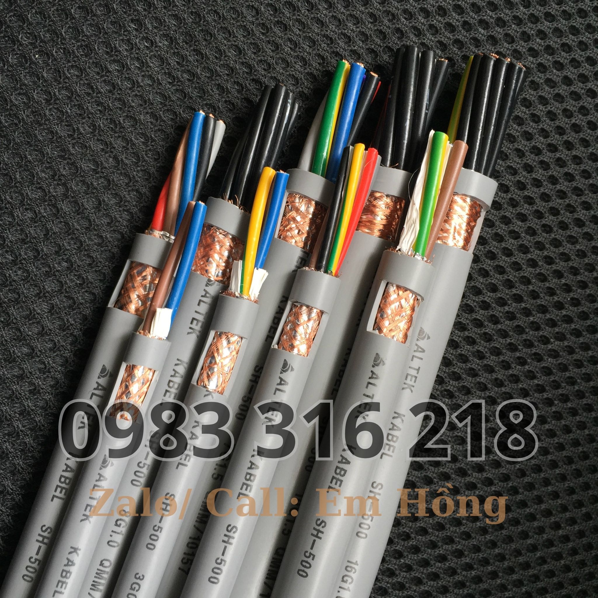 Cáp điều khiển 4Gx1.5QMM Altekkabel có lưới chống nhiễu