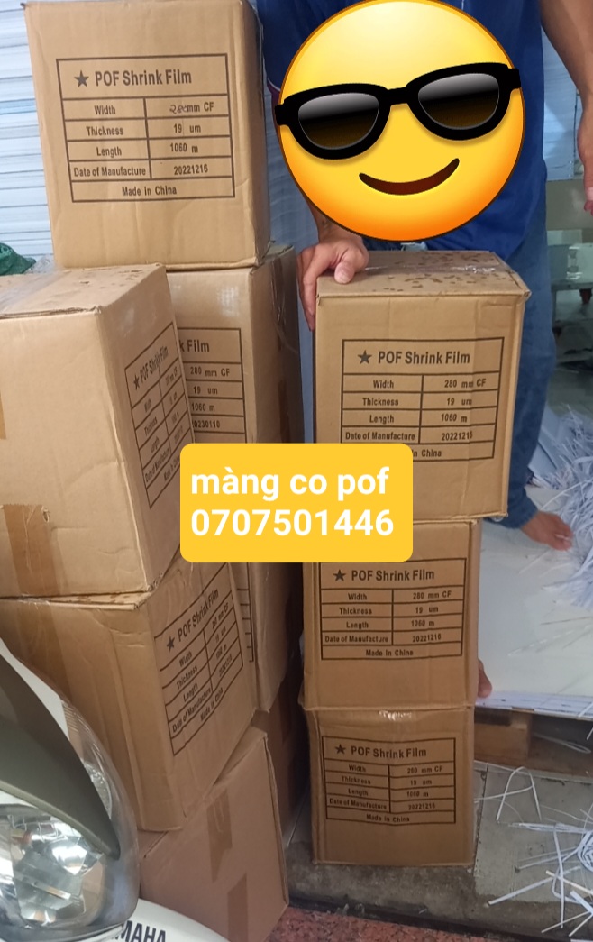 Bán màng co pof 19mic gập đôi 2 lớp nhập khẩu