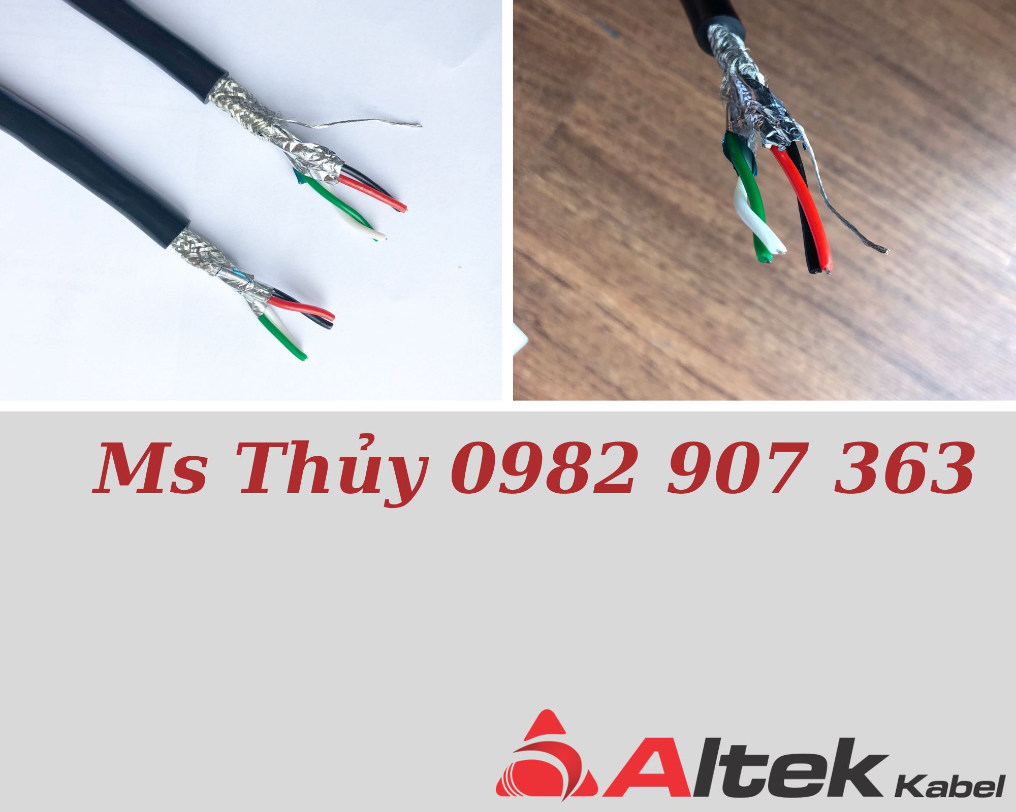 Cáp tín hiệu RS485 vặn xoắn 2 lớp chống nhiễu