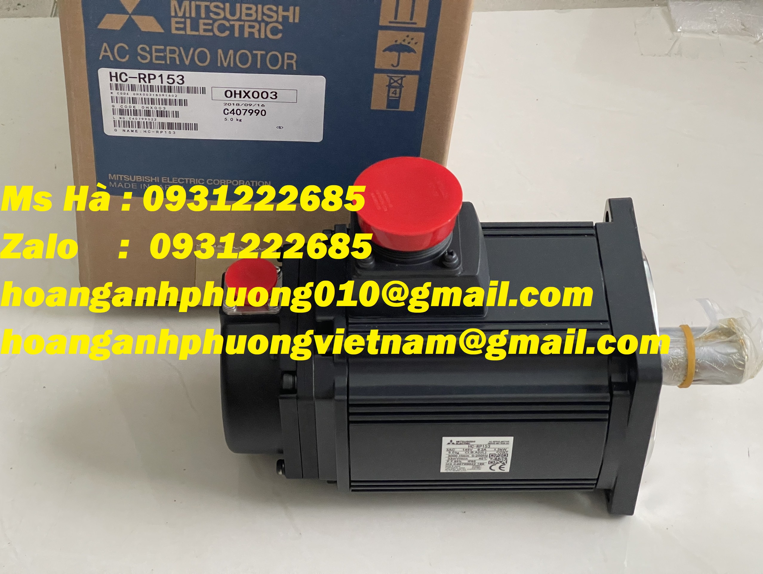 Motor giá cạnh tranh - ưu đãi trong tháng - mitsubishi HC-RP153