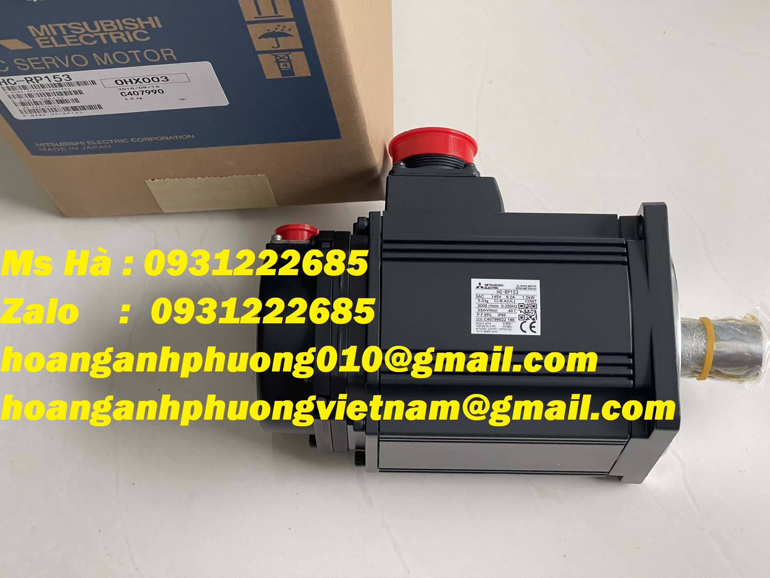 Motor giá cạnh tranh - ưu đãi trong tháng - mitsubishi HC-RP153