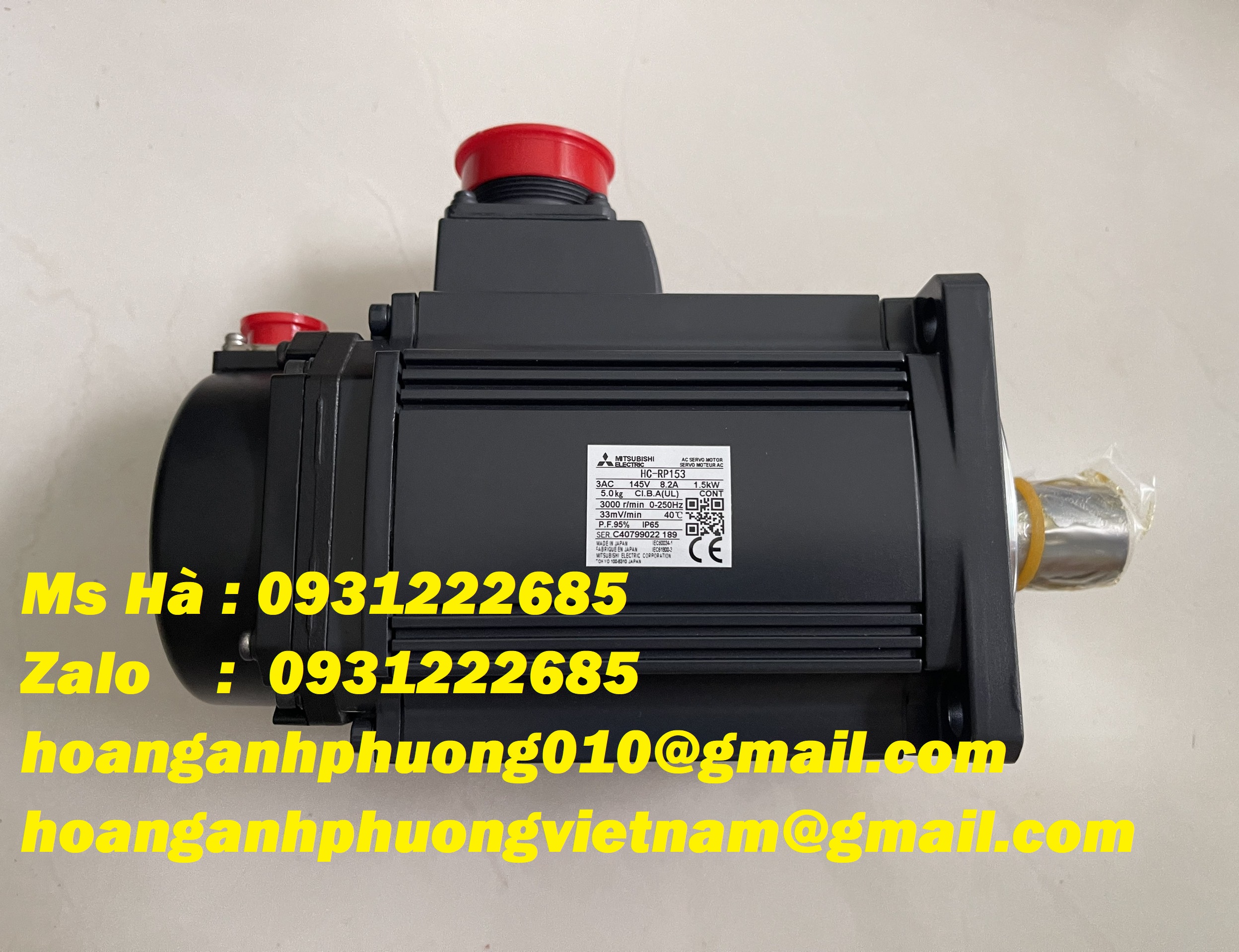 Motor giá cạnh tranh - ưu đãi trong tháng - mitsubishi HC-RP153