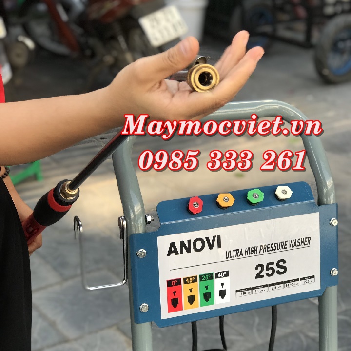 Máy rửa xe cao áp chuyên dụng cho cửa hàng rửa xe Anovi 25S