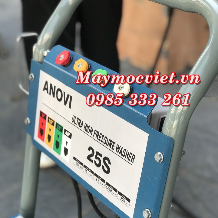 Máy rửa xe cao áp chuyên dụng cho cửa hàng rửa xe Anovi 25S