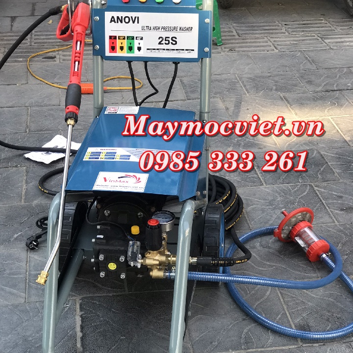Máy rửa xe cao áp chuyên dụng cho cửa hàng rửa xe Anovi 25S