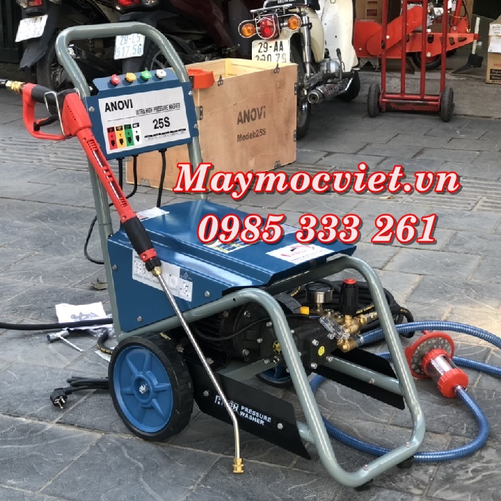 Máy rửa xe cao áp chuyên dụng cho cửa hàng rửa xe Anovi 25S