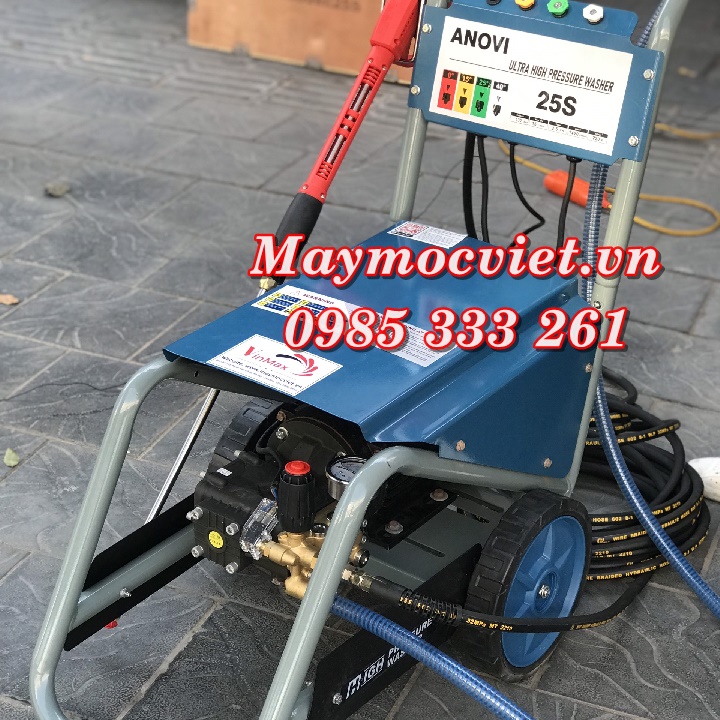 Máy rửa xe cao áp Anovi 25S chính hãng bảo hành 12 tháng
