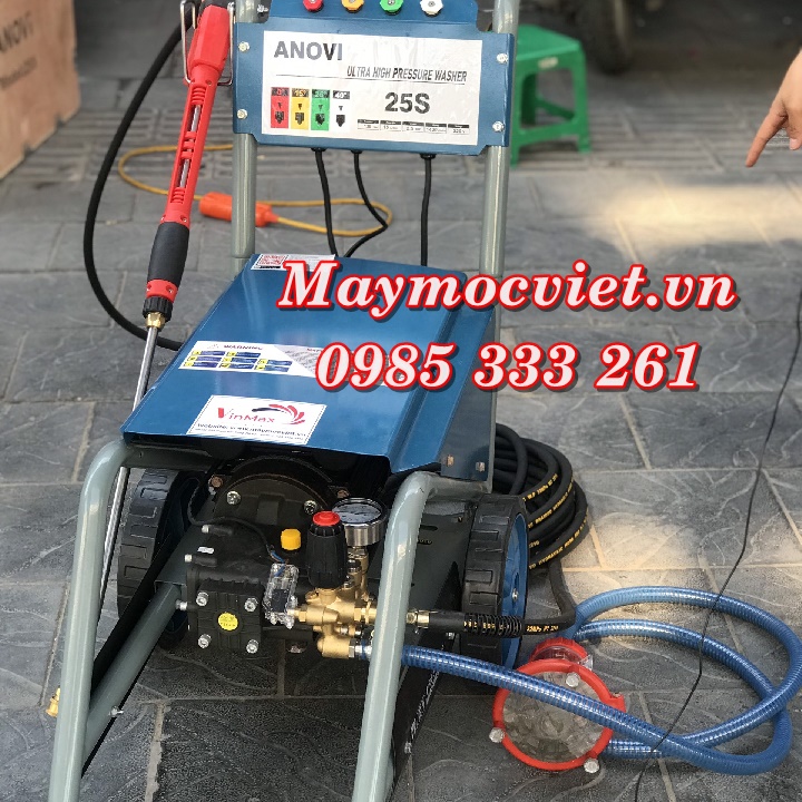Máy rửa xe cao áp Anovi 25S chính hãng bảo hành 12 tháng