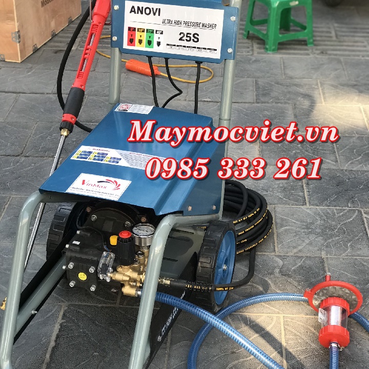 Máy rửa xe cao áp Anovi 25S chính hãng bảo hành 12 tháng