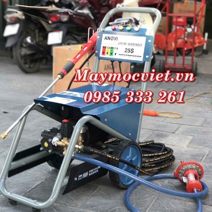 Máy rửa xe cao áp Anovi 25S chính hãng bảo hành 12 tháng