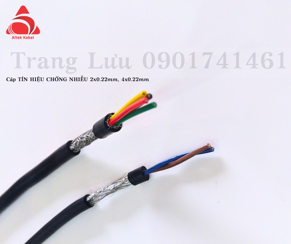 Cáp tín hiệu 2 lõi chống nhiễu sẵn hàng Hà Nội, Đà Nẵng, Hồ Chí Minh