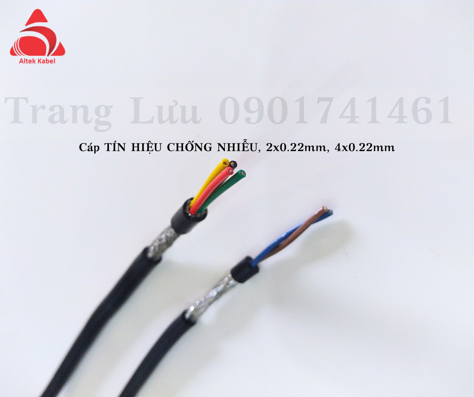 Cáp tín hiệu 2 lõi chống nhiễu sẵn hàng Hà Nội, Đà Nẵng, Hồ Chí Minh
