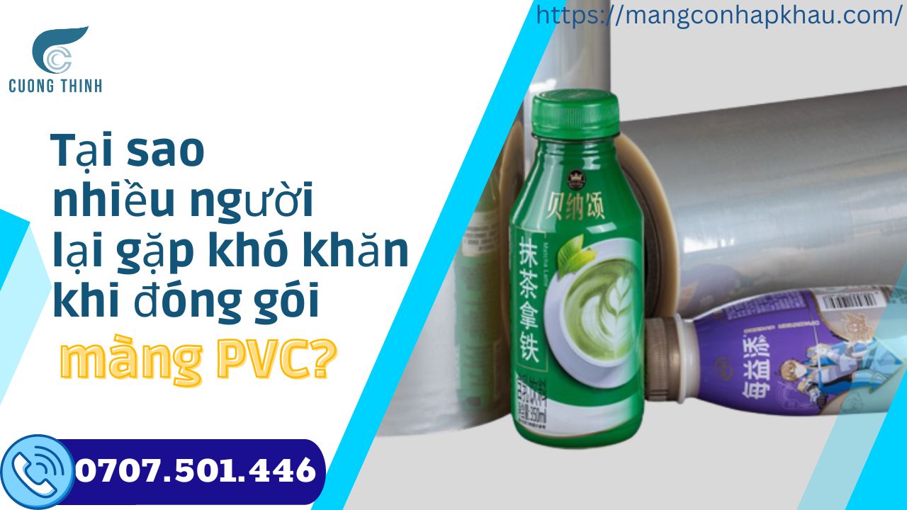 màng co pvc bọc chai mỹ phẩm giá rẻ hàng sẵn