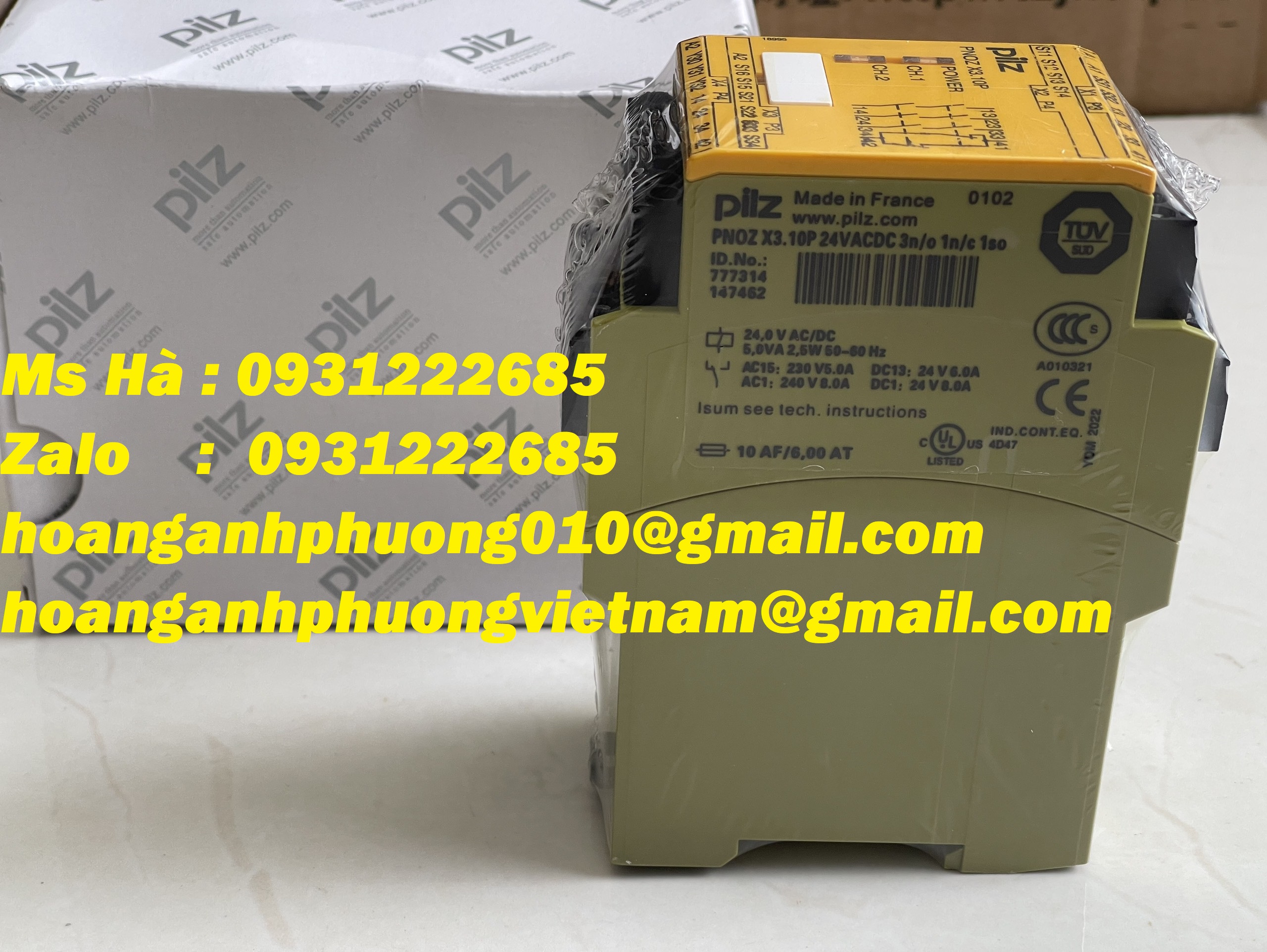 777314 PNOZ X3.10P Pilz - nhập khẩu giá tốt dòng rờ le
