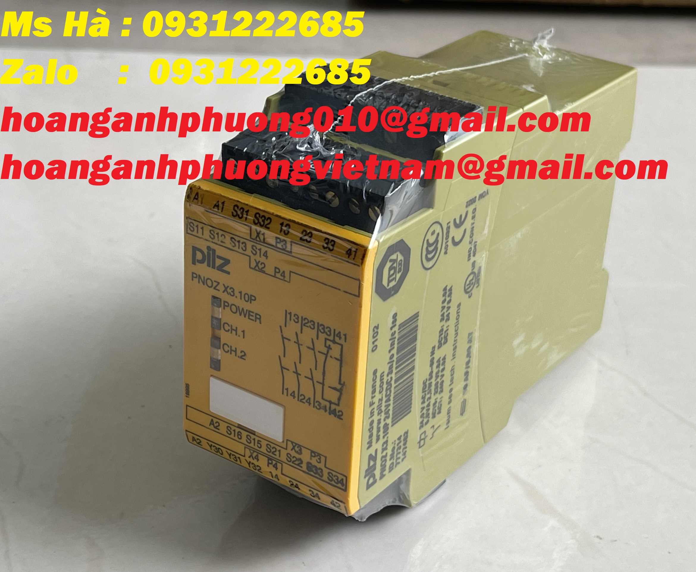 777314 PNOZ X3.10P Pilz - nhập khẩu giá tốt dòng rờ le