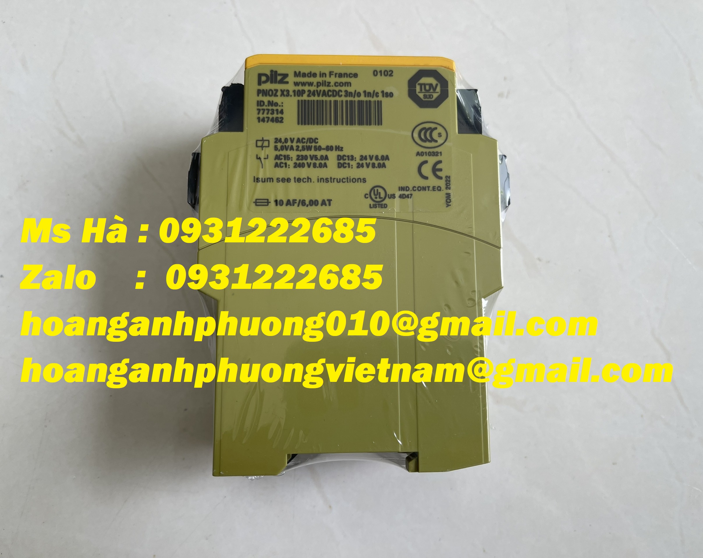777314 PNOZ X3.10P Pilz - nhập khẩu giá tốt dòng rờ le