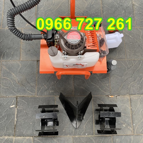 Máy cắt cỏ xới đất , vun gốc ngô mini chạy xăng TBT500