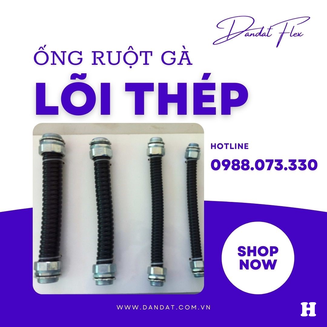 ỐNG RUỘT GÀ INOX, ỐNG RUỘT GÀ CHỊU NHIỆT, ỐNG LUỒN DÂY ĐIỆN BỌC NHỰA