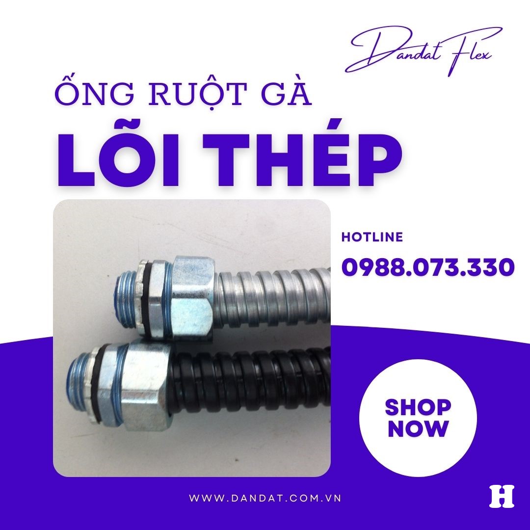 ỐNG RUỘT GÀ INOX, ỐNG RUỘT GÀ CHỊU NHIỆT, ỐNG LUỒN DÂY ĐIỆN BỌC NHỰA