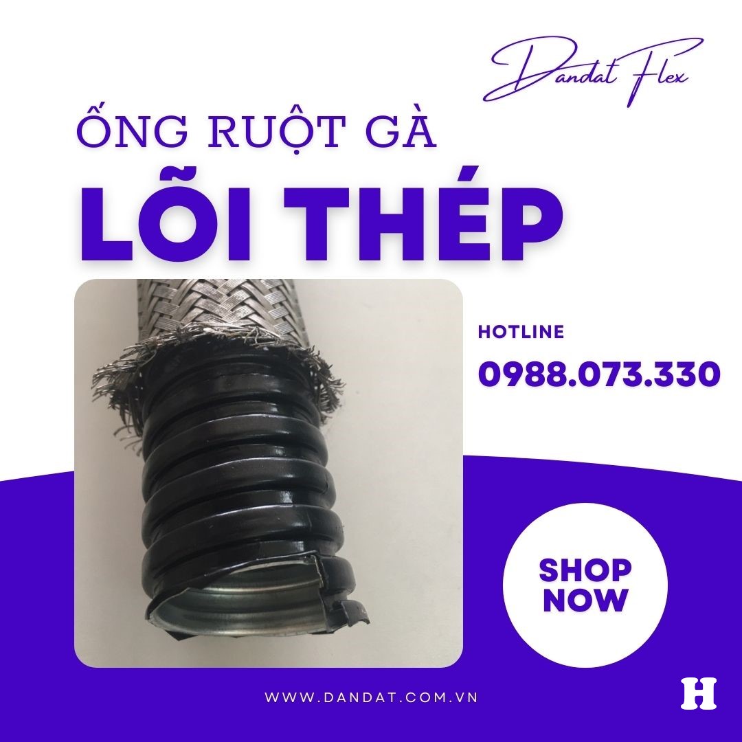 ỐNG RUỘT GÀ INOX, ỐNG RUỘT GÀ CHỊU NHIỆT, ỐNG LUỒN DÂY ĐIỆN BỌC NHỰA