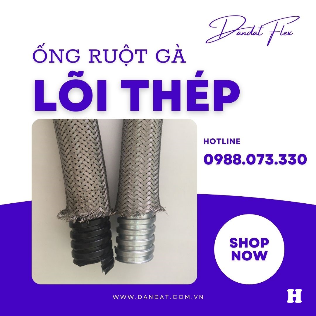 ỐNG RUỘT GÀ INOX, ỐNG RUỘT GÀ CHỊU NHIỆT, ỐNG LUỒN DÂY ĐIỆN BỌC NHỰA