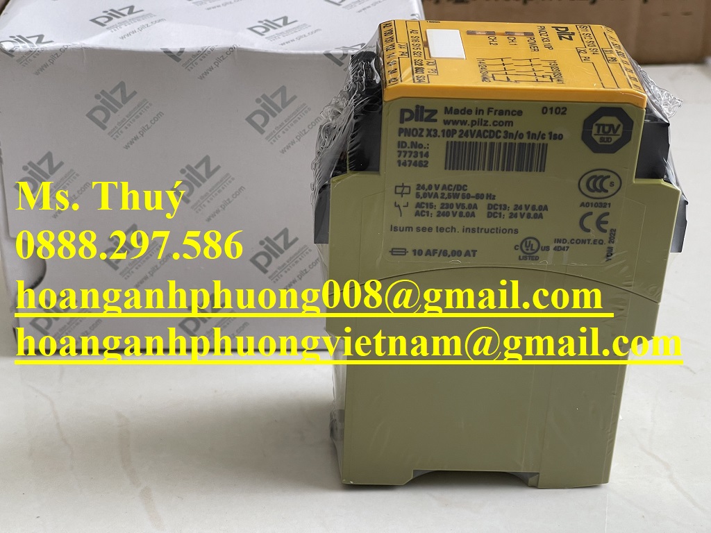 Rờ le an toàn PILZ PNOZ X3.10P - Nhập khẩu chính hãng
